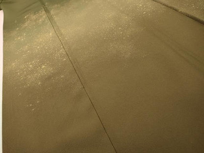 平和屋着物▼訪問着　寿光織　霞文　暈し染　金糸　正絹　逸品　DABG5932fe