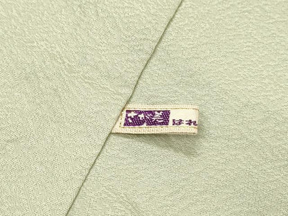 平和屋着物▼中国三大刺繍　スワトウ刺繍　汕頭刺繍　相良刺繍　総刺繍　訪問着　扇面花文　金糸　さが美扱い　正絹　逸品　DABG5948fe