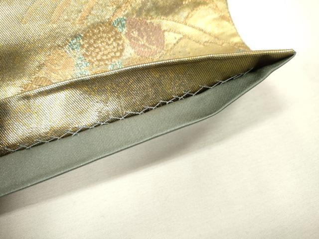平和屋着物▼西陣　とみや織物謹製　とみや帯　六通柄袋帯　螺鈿箔　清雅芳香文　沈金蒔絵　引箔　正絹　逸品　DABG5977fe