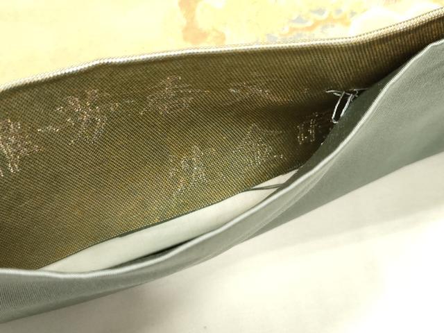 平和屋着物▼西陣　とみや織物謹製　とみや帯　六通柄袋帯　螺鈿箔　清雅芳香文　沈金蒔絵　引箔　正絹　逸品　DABG5977fe