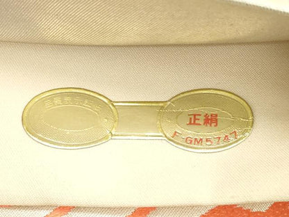 平和屋着物◎六通柄袋帯　唐織　乱菊　金銀糸　正絹　逸品　DABG6033xg
