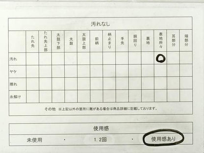 平和屋着物◎本場筑前博多織　半幅帯　草花間道　脇山公詞　証紙付き　正絹　逸品　DABG6060xg