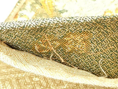 平和屋着物◎佐賀錦　六通柄袋帯　吉祥正倉院花文　九百織　寿賀多錦　金銀糸　正絹　逸品　DABG6083xg