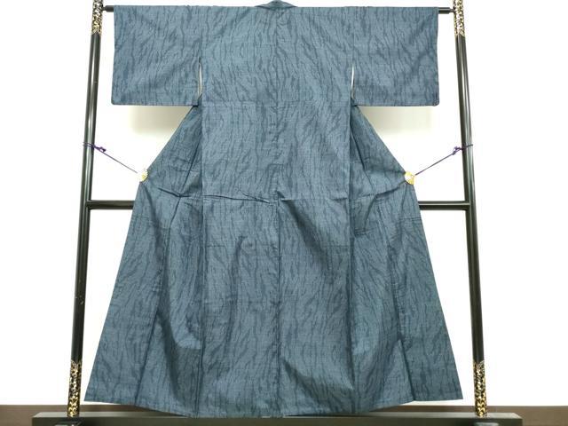 平和屋着物■本場大島紬　7マルキ　よろけ縞　正絹　逸品　DABG6133xg
