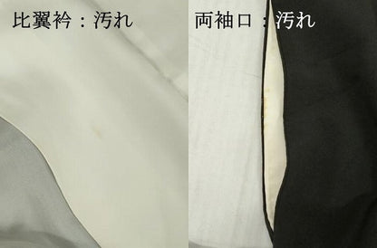 平和屋着物■豪華黒留袖　駒刺繍　辻が花　金銀彩　正絹　逸品　DABG6143xg