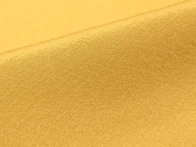 平和屋着物■上質な色無地　染色師　一間憲次　反端付き　櫨染色　正絹　逸品　未使用　DABG6174xg