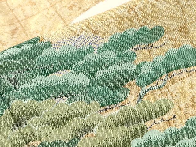 平和屋着物■豪華色留袖　寿光織　エ霞枝松文　金彩　さが美扱い　正絹　逸品　DABG6188xg