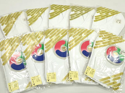 平和屋着物▼男性　和装小物　足袋まとめて10点　白足袋　25.0cm　逸品　未使用　DABG6318xg