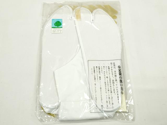 平和屋着物▼男性　和装小物　足袋まとめて10点　白足袋　25.0cm　逸品　未使用　DABG6318xg