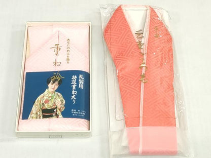 平和屋着物▼和装小物　重ね衿・伊達衿まとめて20点　紗綾形 菊地紋 草花地紋　逸品　DABG6384xg