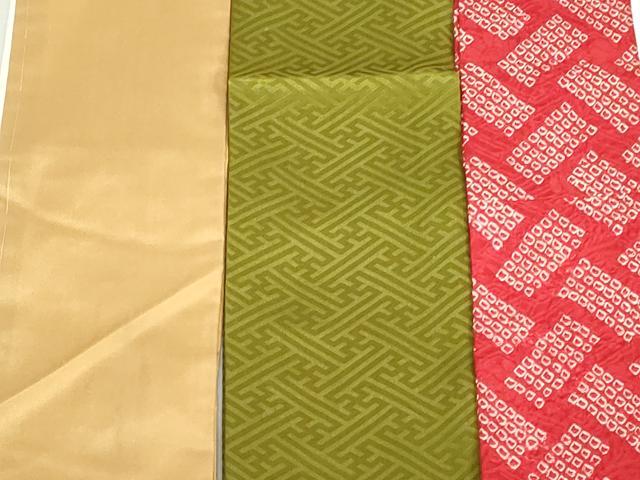 平和屋着物▼和装小物　重ね衿・伊達衿まとめて20点　紗綾形 雪輪小花 桧垣　金糸　未使用品あり　逸品　DABG6386xg