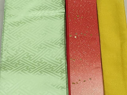 平和屋着物▼和装小物　重ね衿・伊達衿まとめて20点　華小袖　紗綾形 小花 箔散らし　金銀糸　金彩　逸品　DABG6393xg