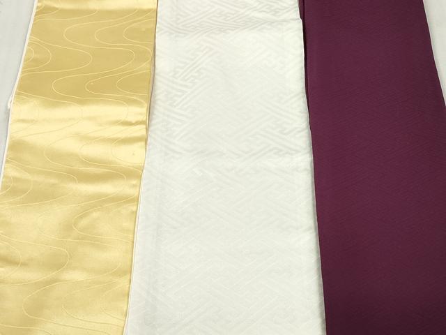 平和屋着物▼和装小物　重ね衿・伊達衿まとめて20点　刺繍　紗綾形 流水 草花　金糸　金彩　逸品　DABG6399xg