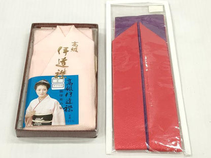 平和屋着物▼和装小物　重ね衿・伊達衿まとめて20点　紗綾形 舞花 菊地紋 箔散らし　金彩　未使用品あり　逸品　DABG6405xg