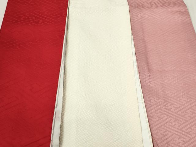 平和屋着物▼和装小物　重ね衿・伊達衿まとめて20点　紗綾形 立波 松皮菱花 桧垣　金糸　逸品　DABG6413xg