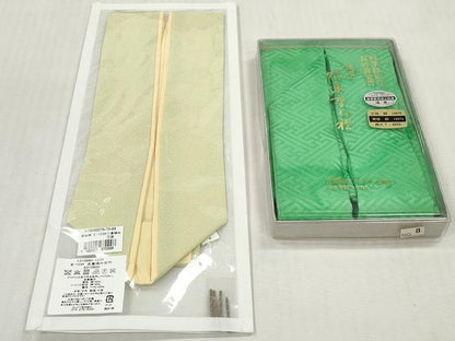 平和屋着物▼和装小物　重ね衿・伊達衿まとめて20点　紗綾形 菊地紋 流水　金彩　未使用品あり　逸品　DABG6414xg