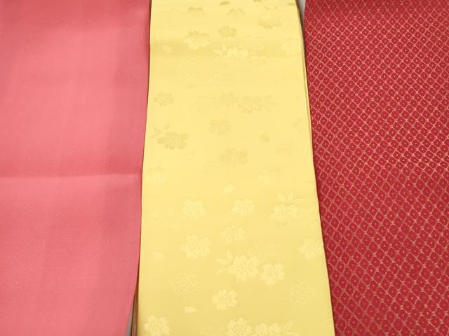 平和屋着物▼和装小物　重ね衿・伊達衿まとめて20点　紗綾形 舞桜 小花柄 菱　金銀糸　未使用品あり　逸品　DABG6415xg