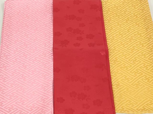 平和屋着物▼和装小物　重ね衿・伊達衿まとめて20点　紗綾形 舞桜　金糸　金彩　逸品　DABG6424xg