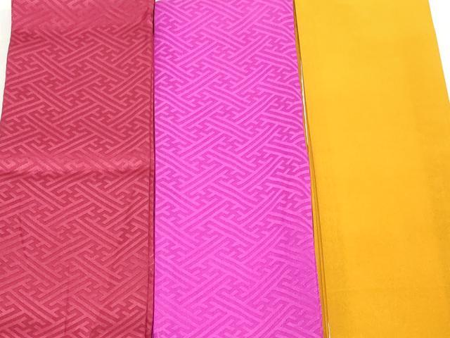 平和屋着物▼和装小物　重ね衿・伊達衿まとめて20点　紗綾形 松葉 舞桜　逸品　DABG6430xg