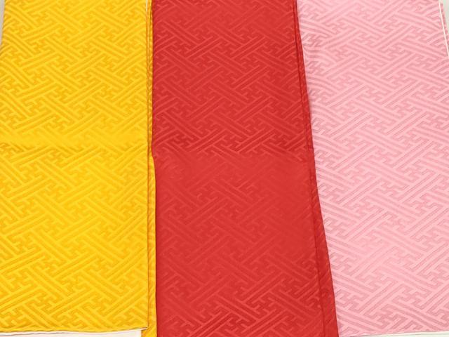 平和屋着物▼和装小物　重ね衿・伊達衿まとめて20点　紗綾形 舞桜　金糸　逸品　DABG6436xg