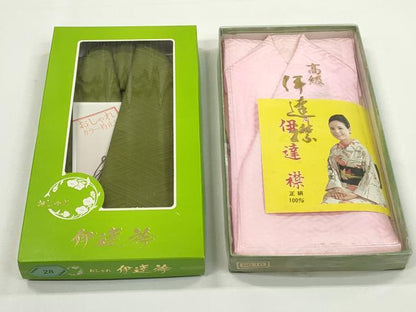 平和屋着物▼和装小物　重ね衿・伊達衿まとめて20点　紗綾形 七宝 桧垣 桜 菊　金彩　未使用品あり　逸品　DABG6511xg