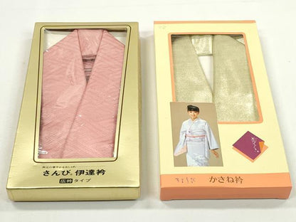 平和屋着物▼和装小物　重ね衿・伊達衿まとめて20点　紗綾形 舞桜 菊　金彩　未使用品あり　逸品　DABG6518xg