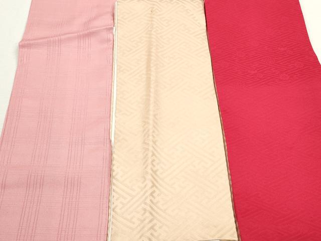 平和屋着物▼和装小物　重ね衿・伊達衿まとめて20点　刺繍　紗綾形 舞桜 格子 立涌花　金糸　金彩　金彩　未使用品あり　逸品　DABG6520xg