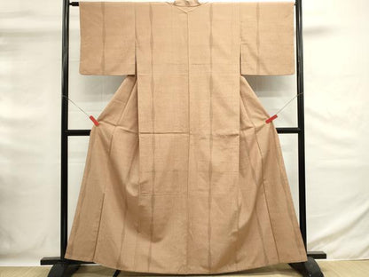 平和屋着物■上質な紬　立涌文　正絹　逸品　DABG6588cd