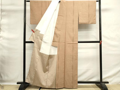 平和屋着物■上質な紬　立涌文　正絹　逸品　DABG6588cd
