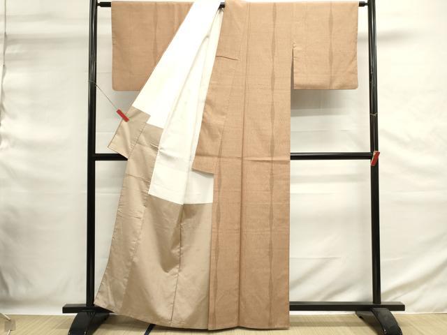平和屋着物■上質な紬　立涌文　正絹　逸品　DABG6588cd