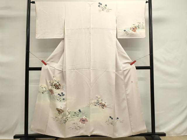 平和屋着物■訪問着　作家物　童子遊び　暈し染め　正絹　逸品　DABG6635cd