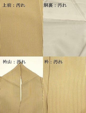 平和屋着物■江戸小紋　小紋師　宍戸陵　間道　正絹　逸品　DABG6648cd
