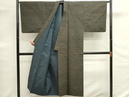 平和屋着物■男性　紬　霞文　正絹　逸品　DABG6659cd