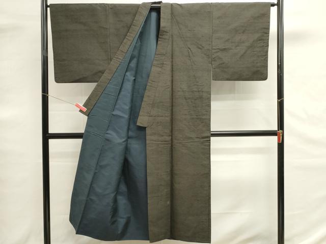 平和屋着物■男性　紬　霞文　正絹　逸品　DABG6659cd