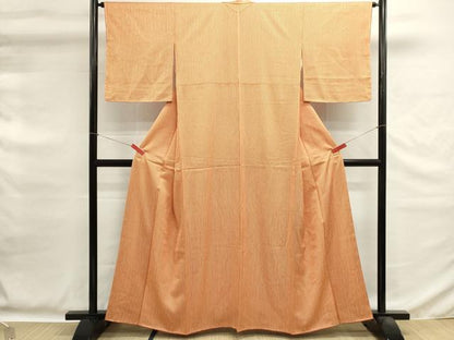 平和屋着物■上質な小紋　間道　正絹　逸品　DABG6711cd
