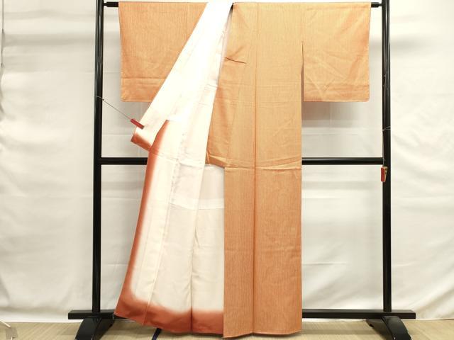 平和屋着物■上質な小紋　間道　正絹　逸品　DABG6711cd