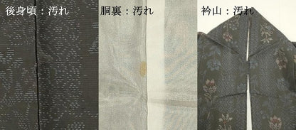 平和屋着物■本場大島紬　花間道　正絹　逸品　DABG6713cd