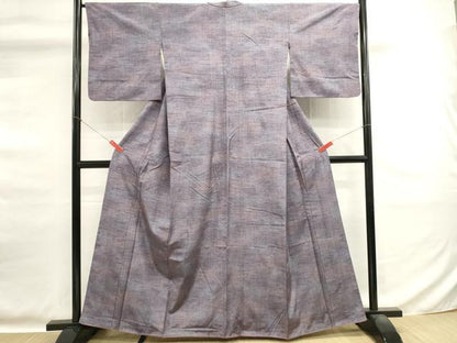 平和屋着物■上質な紬　霞文　暈し染め　正絹　逸品　DABG6716cd
