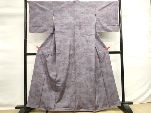 平和屋着物■上質な紬　霞文　暈し染め　正絹　逸品　DABG6716cd