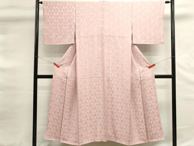 平和屋着物■上質な色無地　抽象文様　虹色　正絹　逸品　DABG6730cd