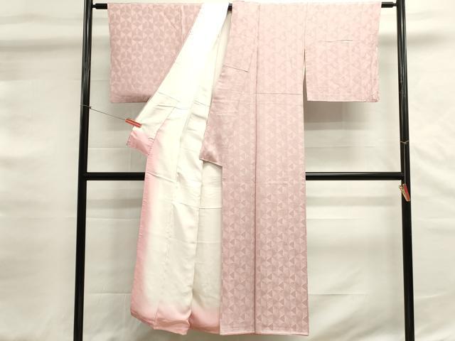 平和屋着物■上質な色無地　抽象文様　虹色　正絹　逸品　DABG6730cd