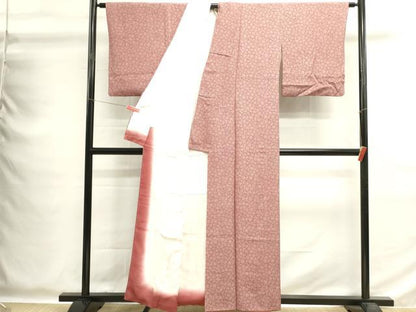平和屋着物■江戸小紋　鮫小紋柄　雪輪尽くし　正絹　逸品　DABG6796cd