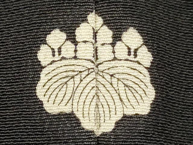 平和屋着物■豪華黒留袖　駒刺繍　流水花鳥文　金銀彩　正絹　逸品　DABG6801cd