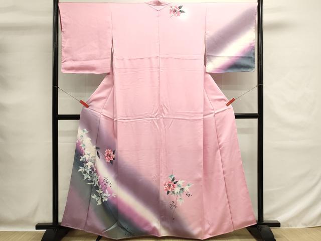 平和屋着物■訪問着　枝花文　暈し染め　正絹　逸品　未使用　DABG6807cd