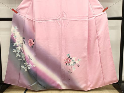 平和屋着物■訪問着　枝花文　暈し染め　正絹　逸品　未使用　DABG6807cd