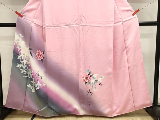 平和屋着物■訪問着　枝花文　暈し染め　正絹　逸品　未使用　DABG6807cd