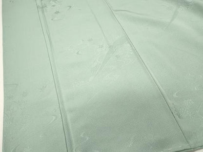 平和屋着物■上質な色無地　流水花地紋　瓶覗色　正絹　逸品　DABG6810cd