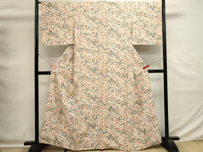 平和屋着物■上質な小紋　風景文　正絹　逸品　未使用　DABG6827cd