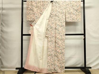 平和屋着物■上質な小紋　風景文　正絹　逸品　未使用　DABG6827cd