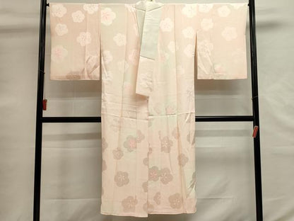平和屋着物■長襦袢　袷　舞梅文　暈し染め　正絹　逸品　DABG6828cd